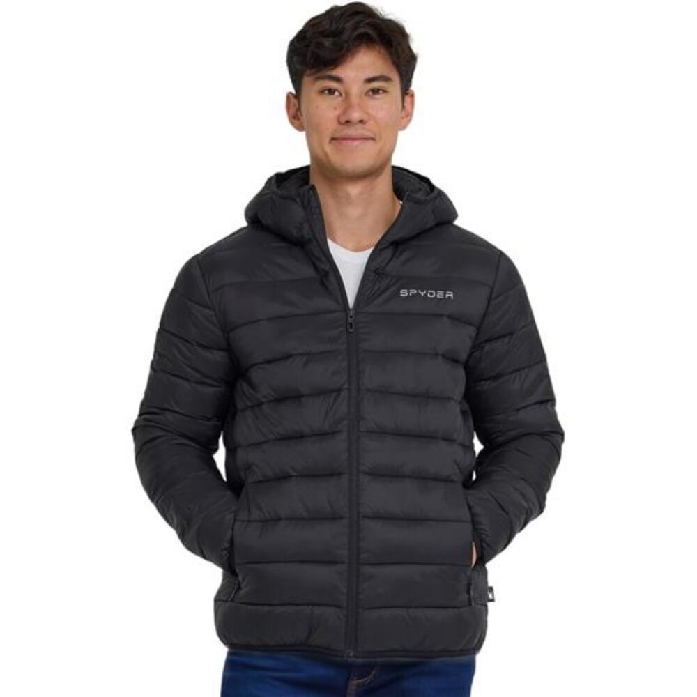 Packable Puffer Jacket Men with Hood, Lightweight Winter Jackets for Men